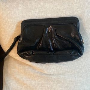 Cole haan black sparkly clutch